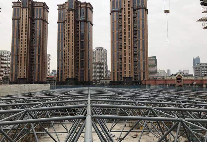 五指山螺栓球网架结构